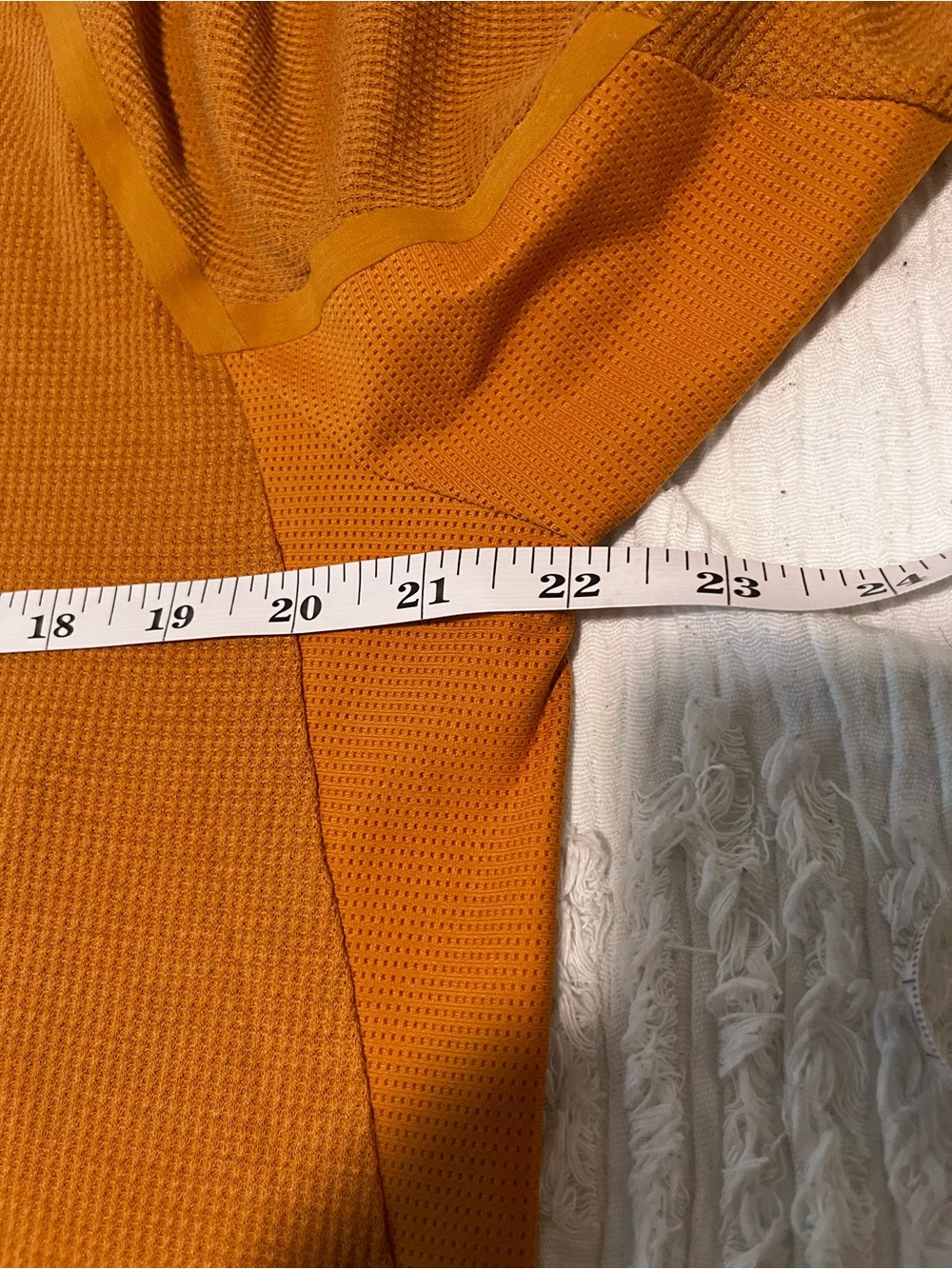 lululemon athletica Men's Long-Sleeve Waffle Crew — Mustard - Picture 7 of 7